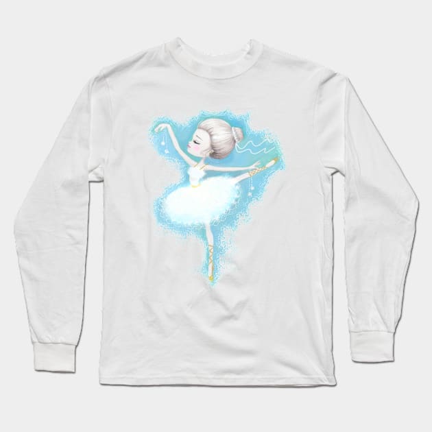 Ballerina doll Long Sleeve T-Shirt by mapetitepoupee